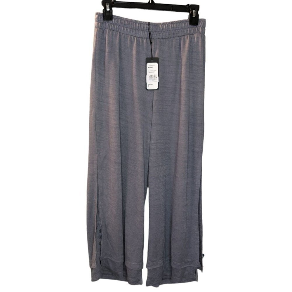 NWT Piccadilly Women's Flowy Wrap Pebble Gray Pants Size Small